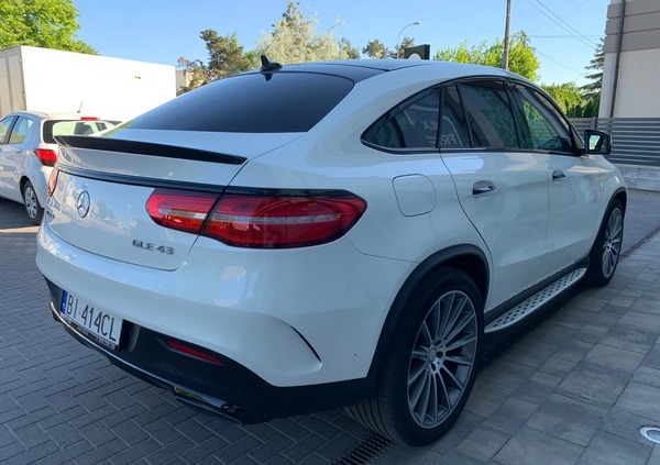 Mercedes-Benz GLE cena 190000 przebieg: 96500, rok produkcji 2016 z Białystok małe 277